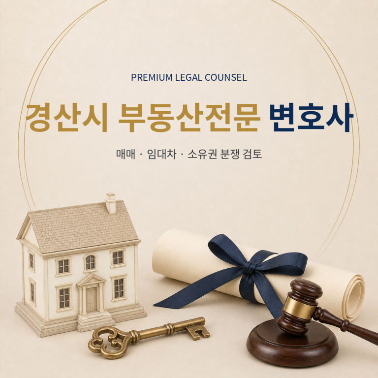 경산시 부동산전문 변호사