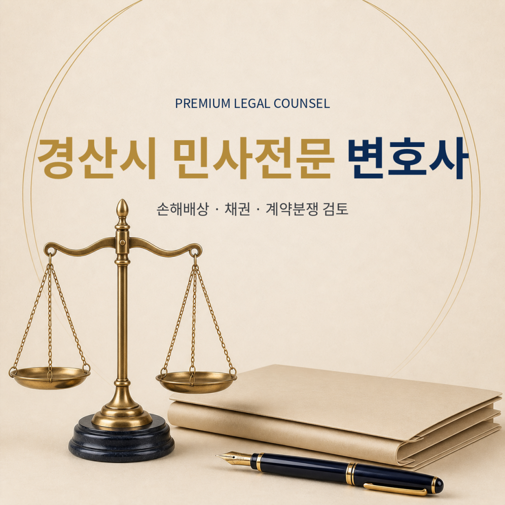 경산시 민사전문 변호사