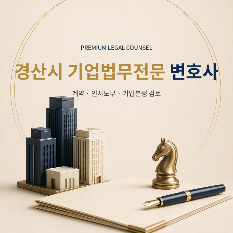 경산시 기업법무전문 변호사