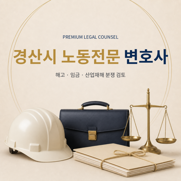 경산시 노동전문 변호사